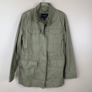 Banana Republic olive green utility jacket sz sm